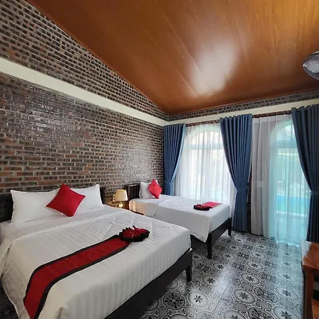 Ferienwohnung Tam Coc Pomelo Garden Ninh Binh Exterior foto