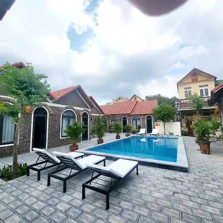 Ferienwohnung Tam Coc Pomelo Garden Ninh Binh Exterior foto