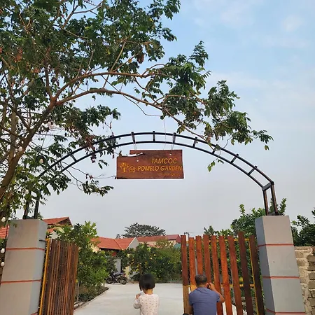 Ferienwohnung Tam Coc Pomelo Garden Ninh Binh Exterior foto