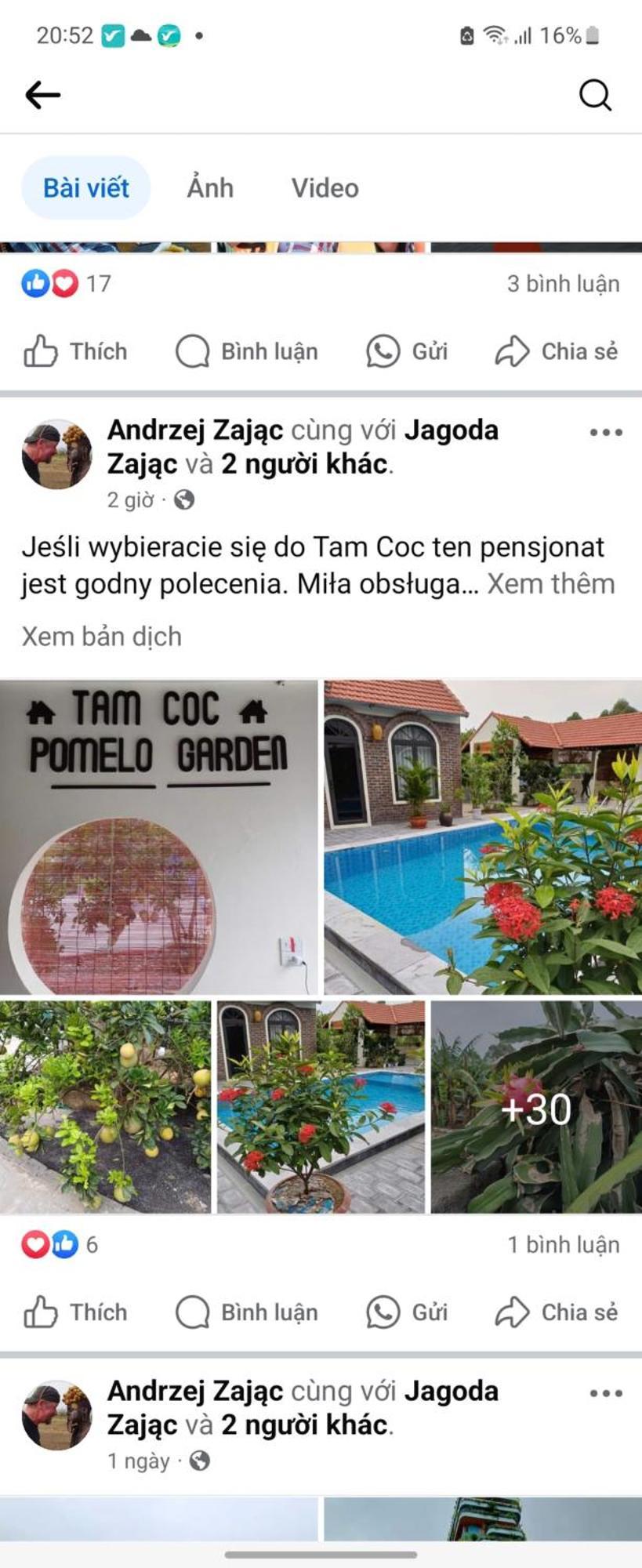 Homestay Tam Coc Pomelo Garden Ninh Binh